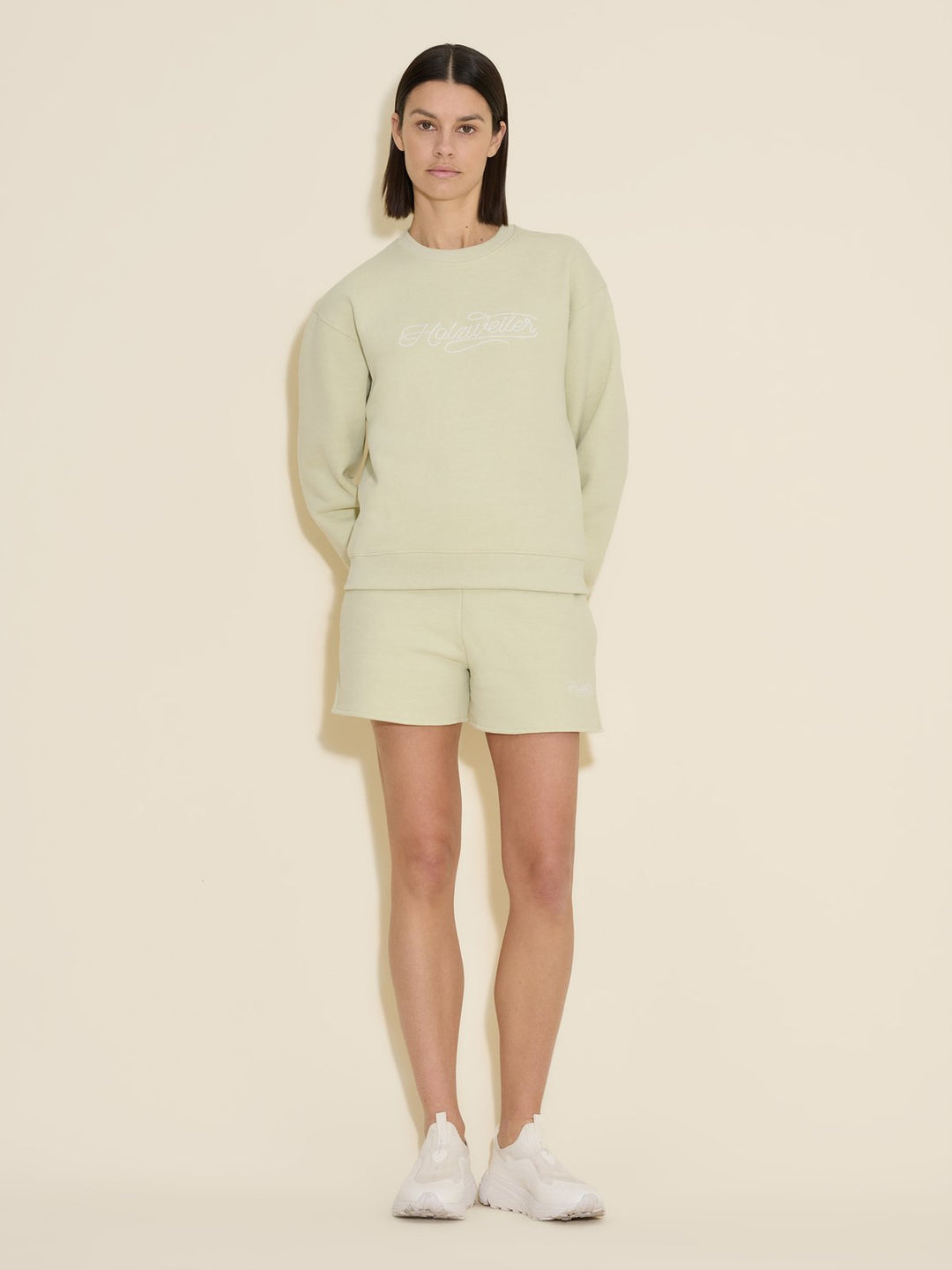Evoke Embroidery Crew Sweater
