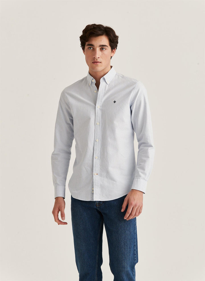 Oxford Striped Button Down Shirt