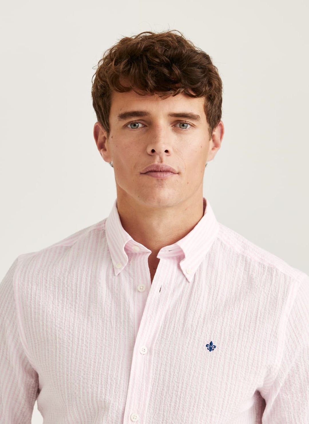 Seersucker Shirt-Slim