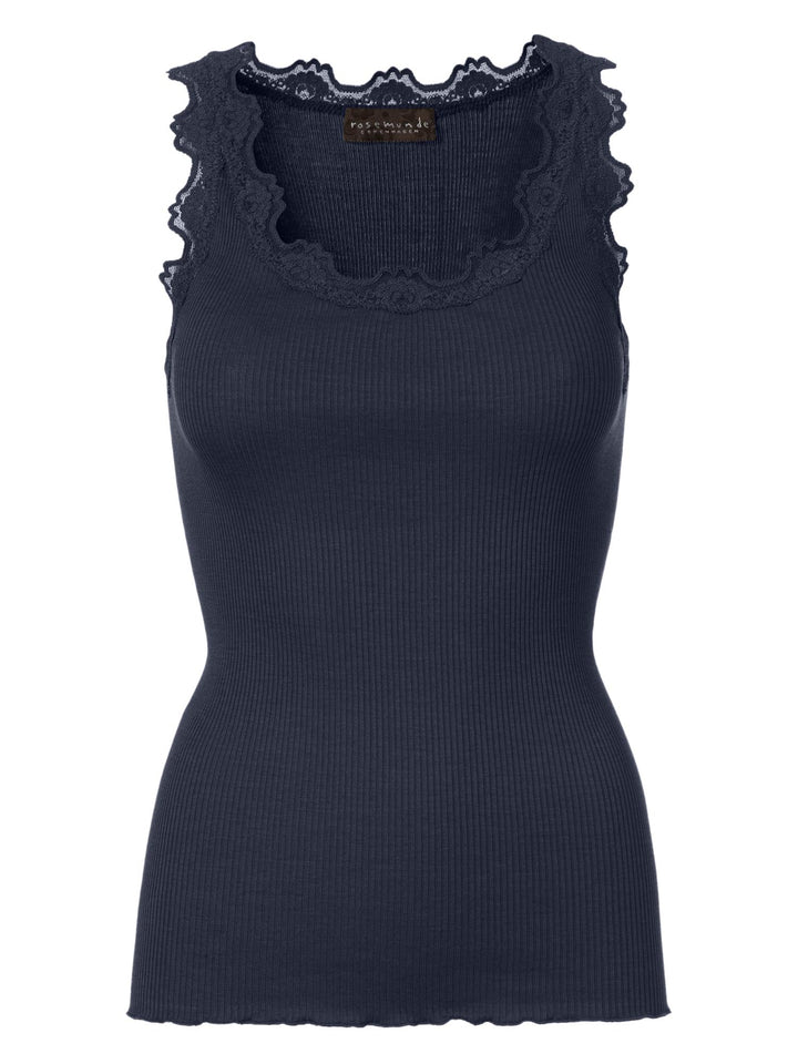 RWBabette Silk SL U-neck Lace Top