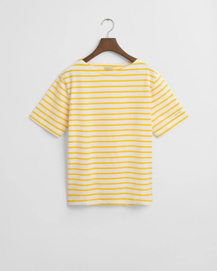 Stripe boatneck ss t-shirt
