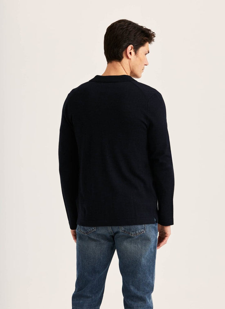 Merino shirt cardigan