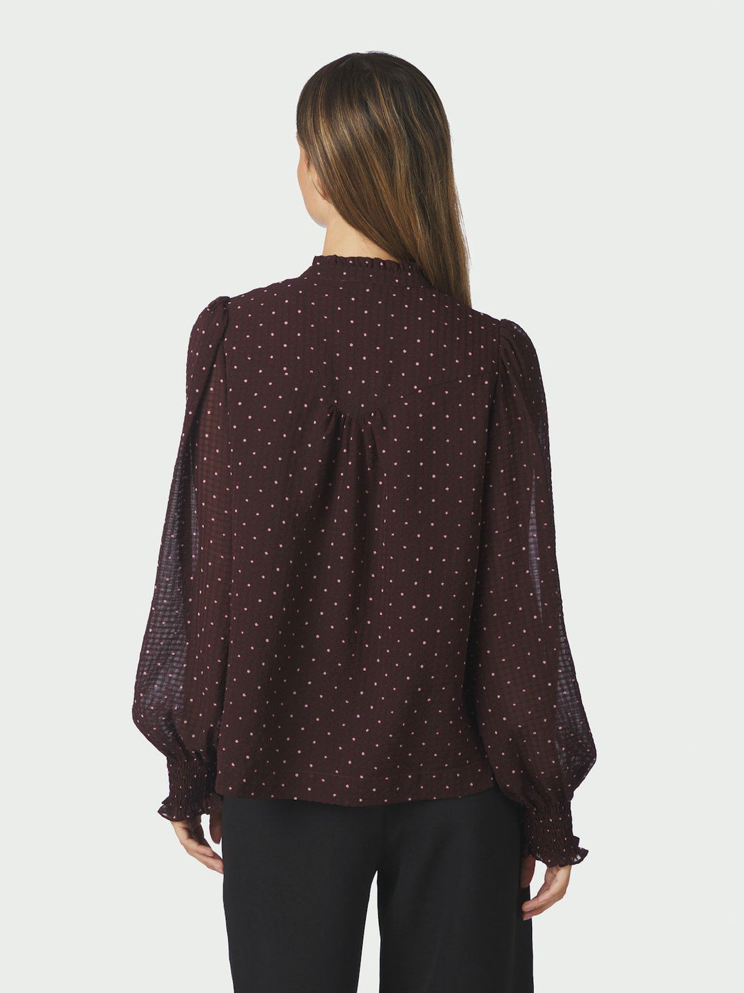 Astrida Dotted Blouse