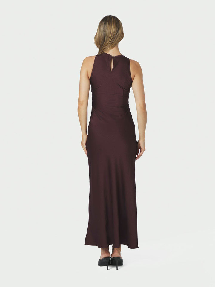 Celinie Heavy Sateen Dress