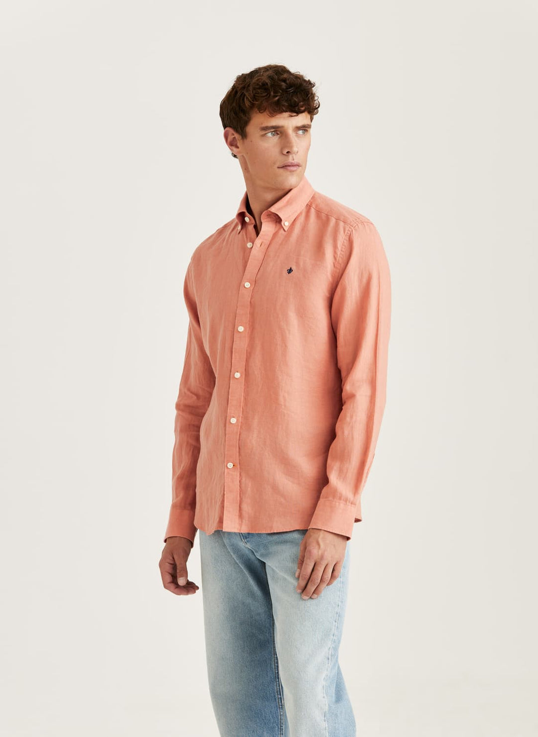 Douglas Linen Shirt-Classic Fit