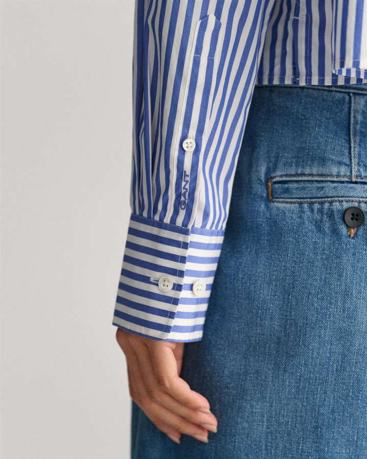 Cropped Striped Shirt