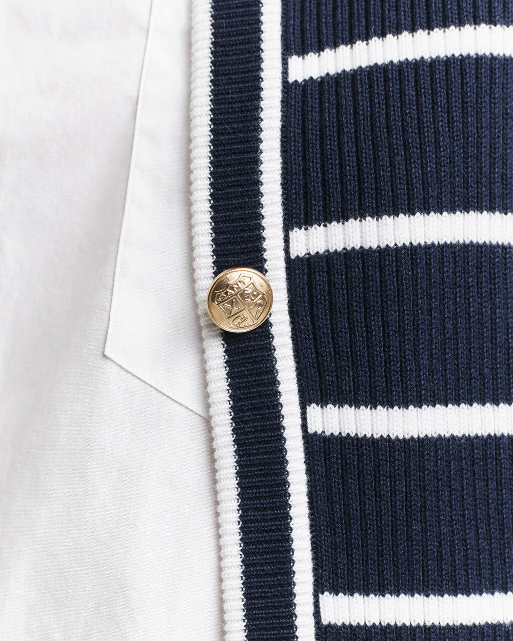 Ribbed Breton Cardigan