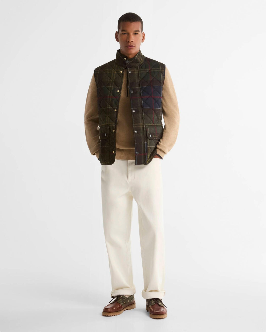 Icons Tartan Lowerdale Quilted Gilet