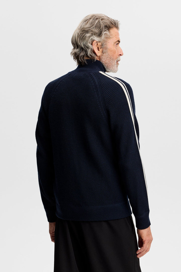 Craig Zip Knit Cardigan