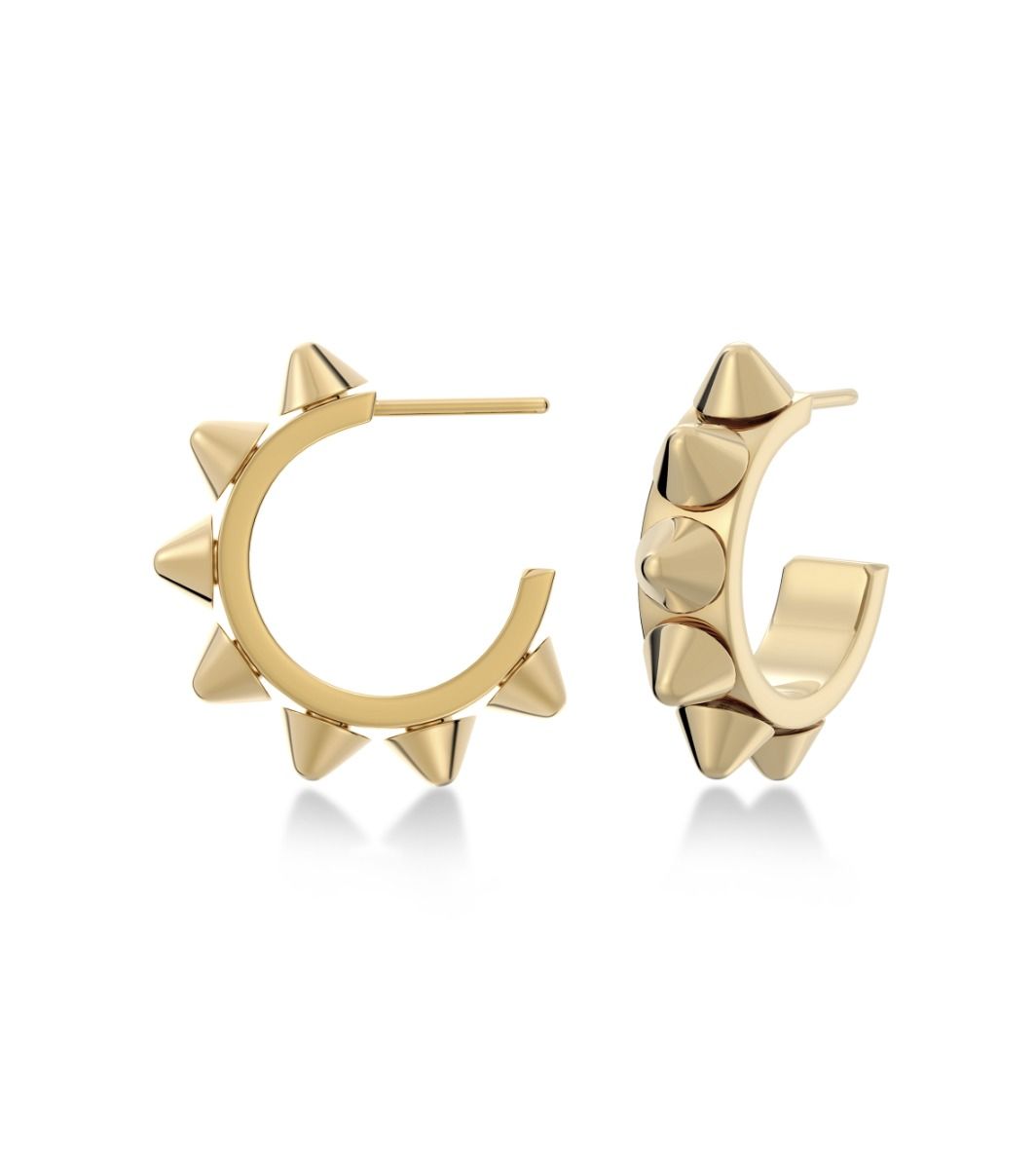Peak Creole Earrings Small