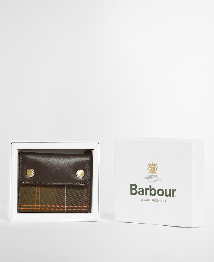 Barbour Benslie Tartan Leather Wallet