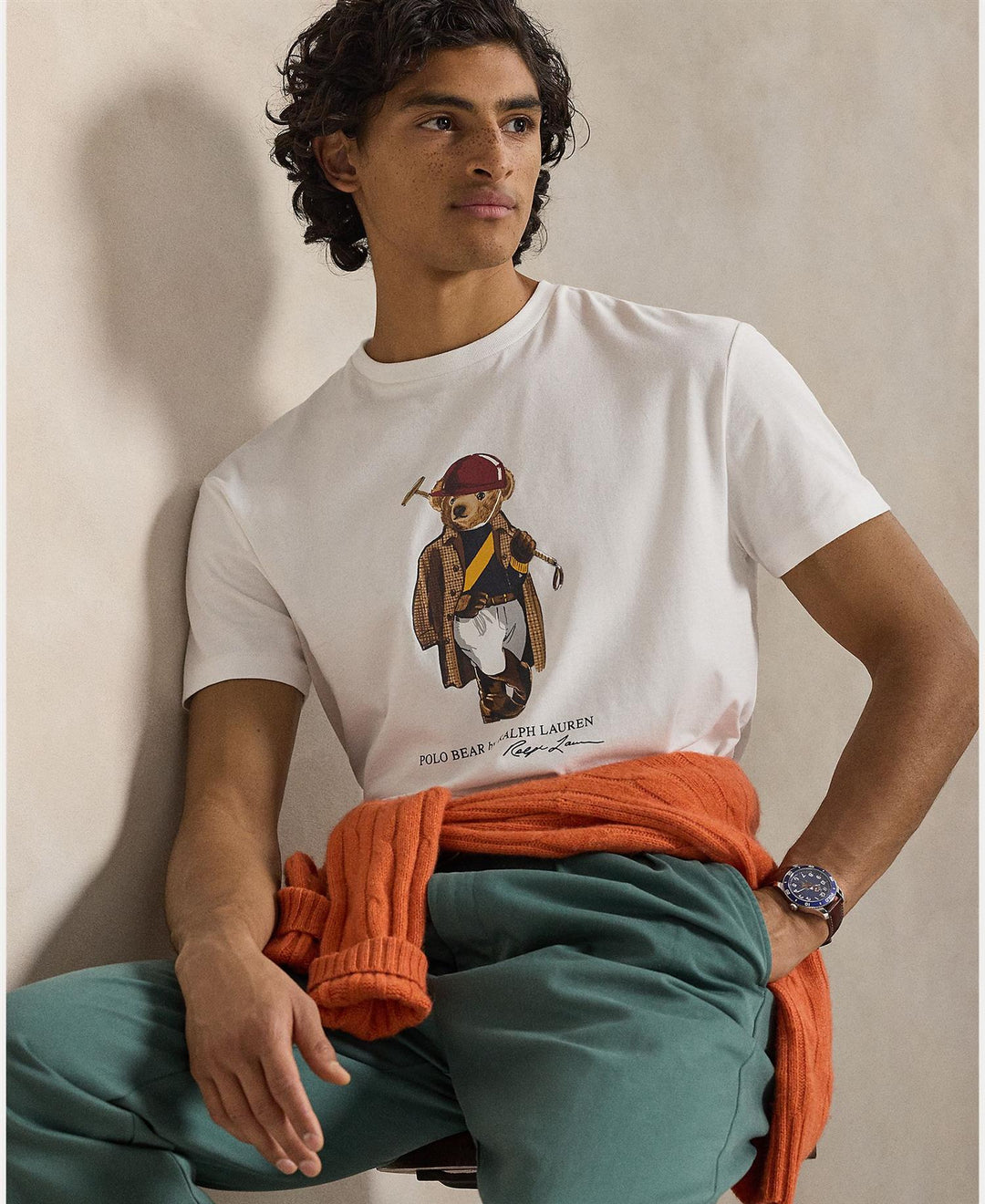 Knit T-shirt Polo Bear