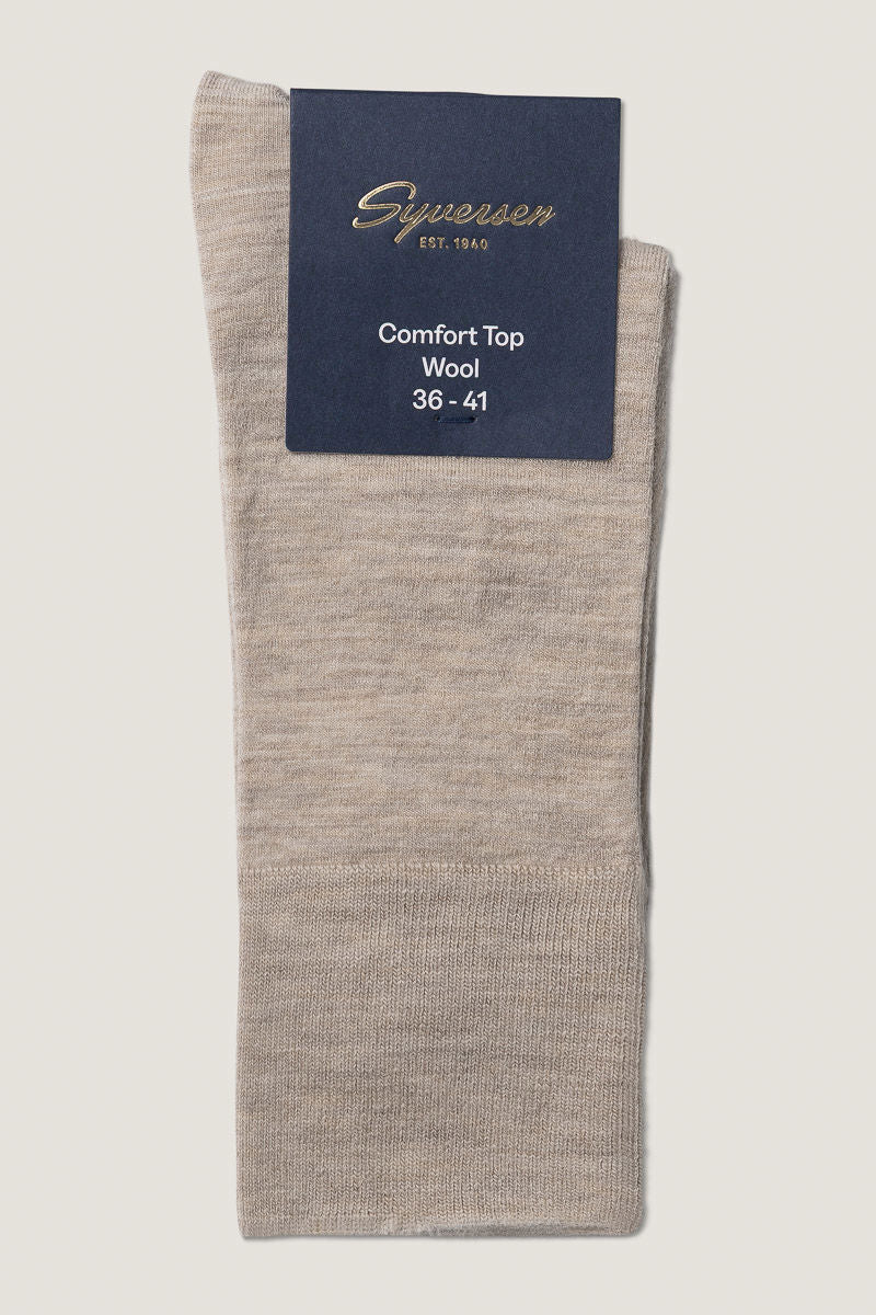 Fine Wool Comfort Top W Sock