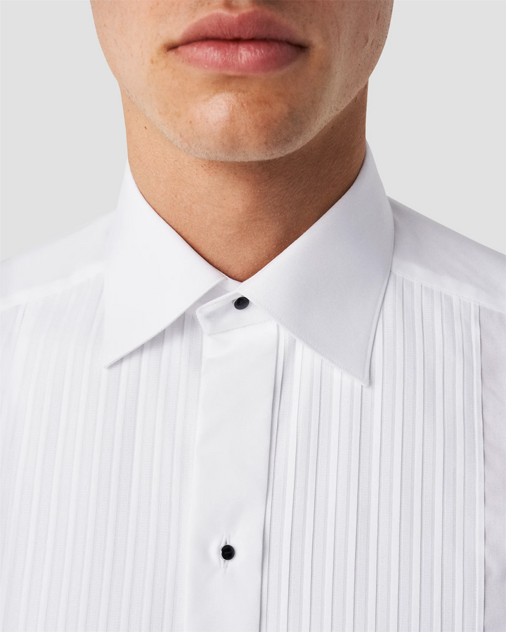 Slim Plissé Tuxedo Shirt