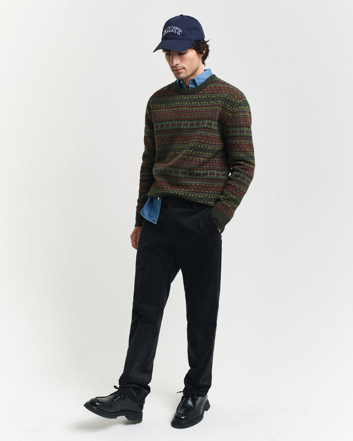 FAIR ISLE C-NECK