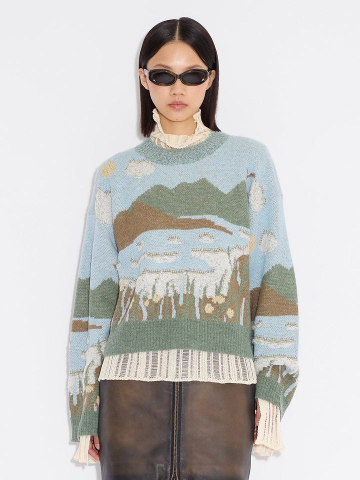 Tine Landscape Crew Neck
