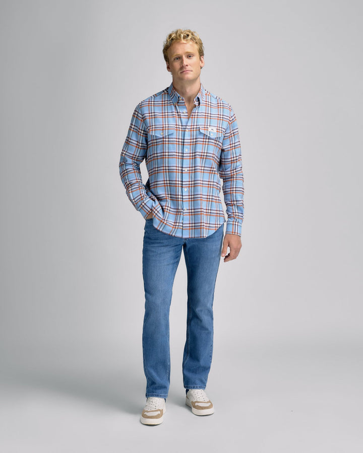 Bold Check Blue R