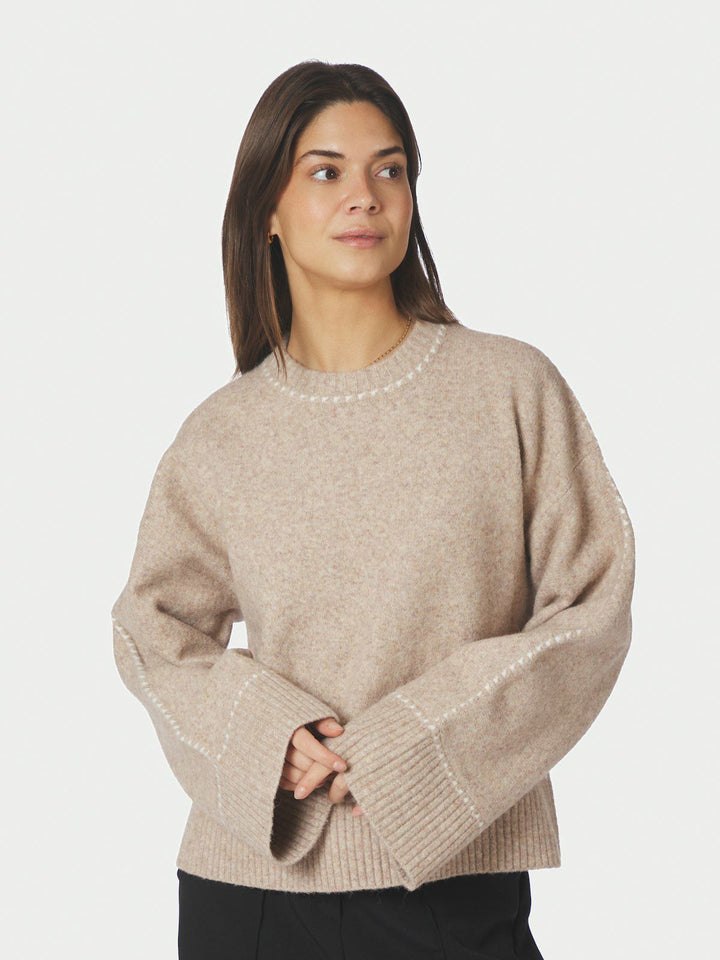 Roeme Knit Stitch Blouse
