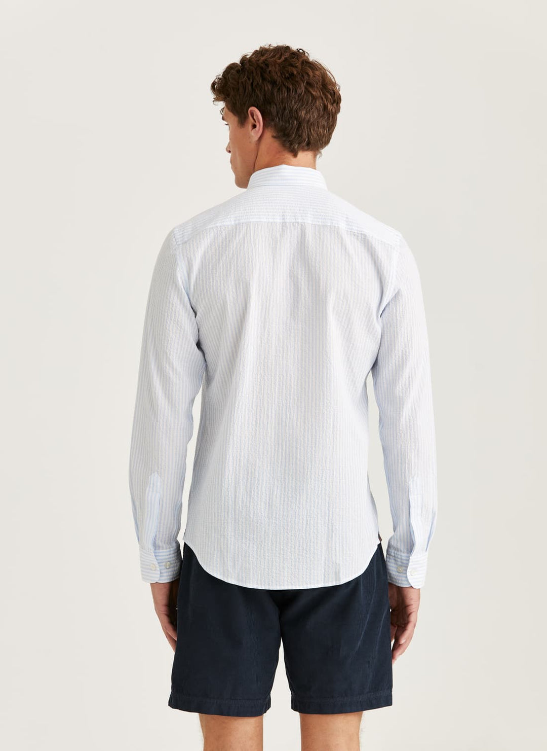 Seersucker Shirt-Slim