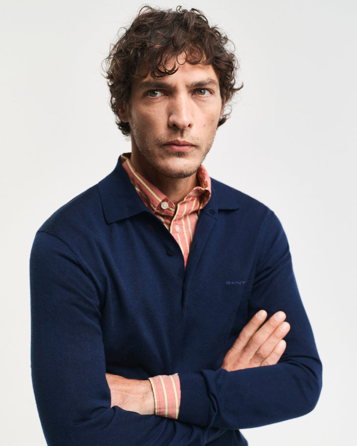 Extrafine Merino Wool Polo