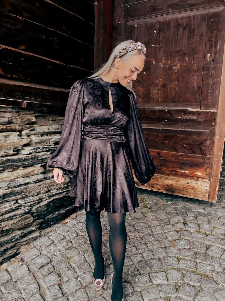 Jacquard Mini Dress