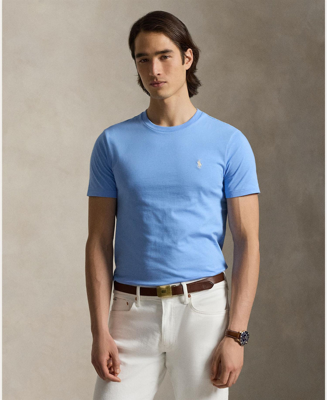Custom Slim Fit Jersey Crewneck T-Shirt