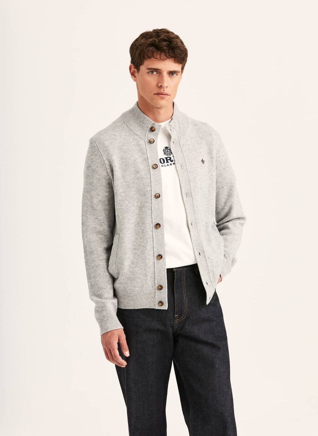 Herford button cardigan