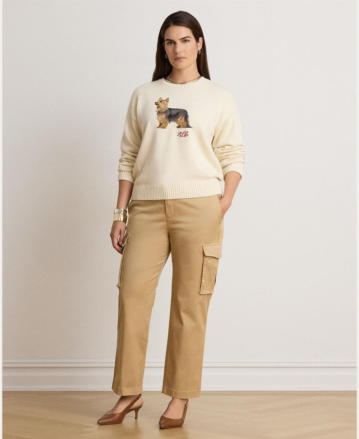 Intarsia-Knit Yorkshire Terrier Sweater