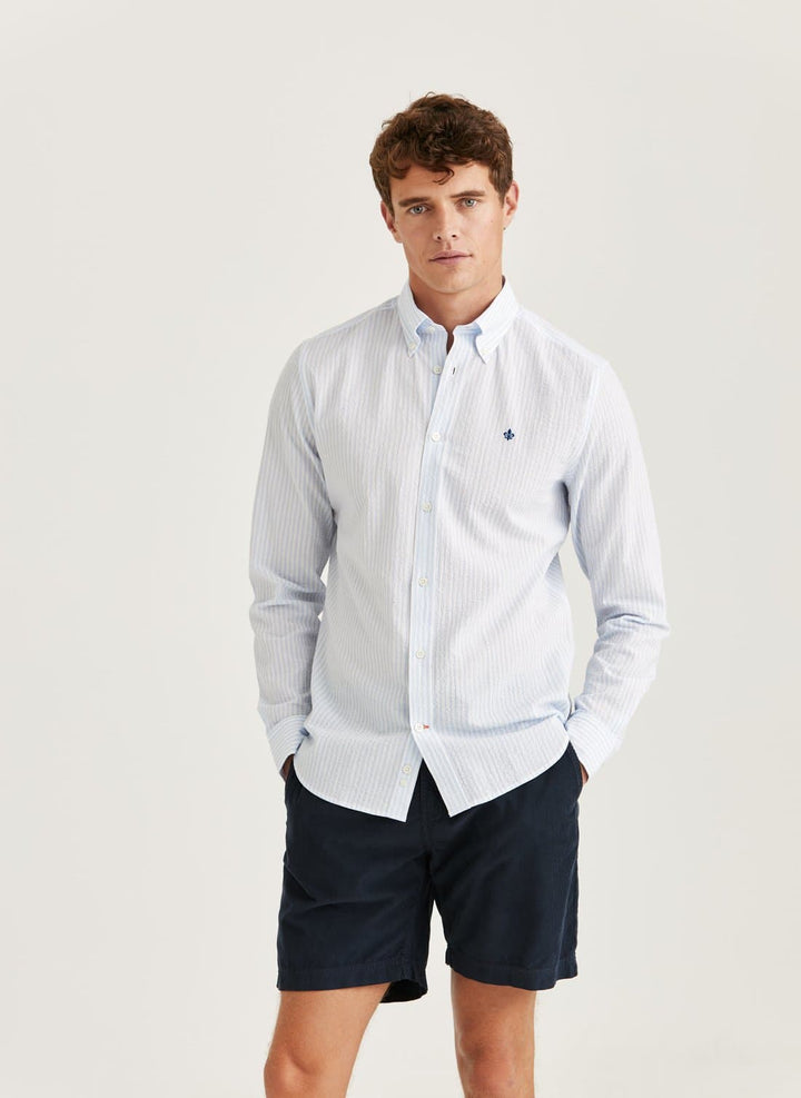Seersucker Shirt-Slim