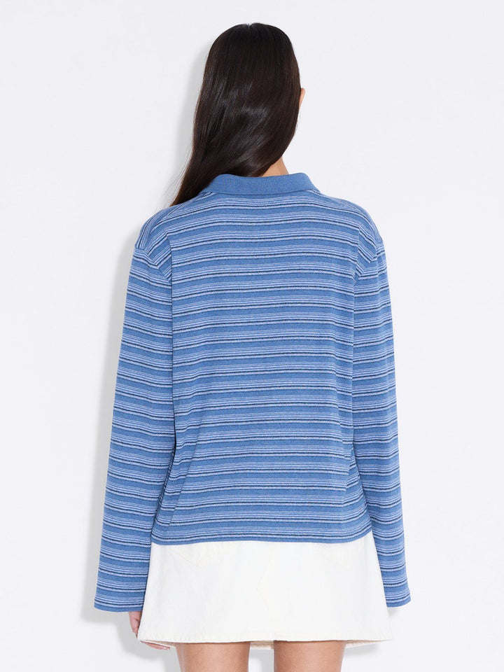 Sunny Polo Blue Stripe