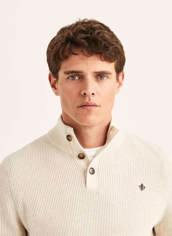 Niall Half Button Sweater