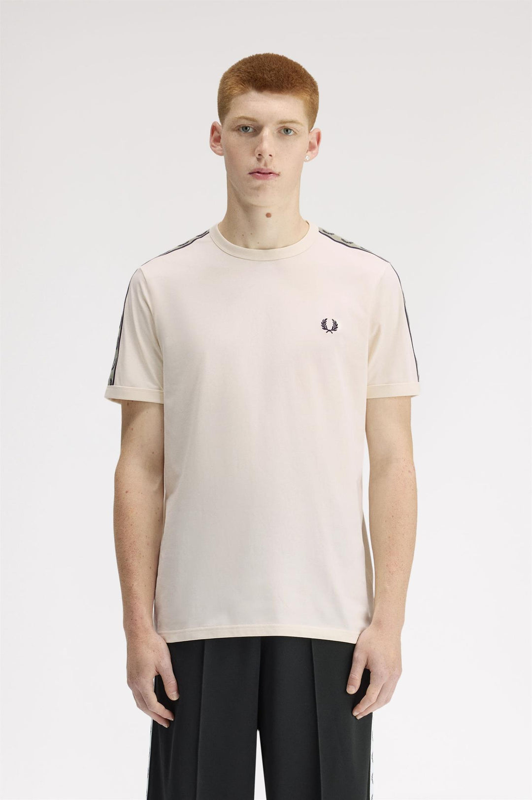 CONTRAST TAPE RINGER T-SHIRT