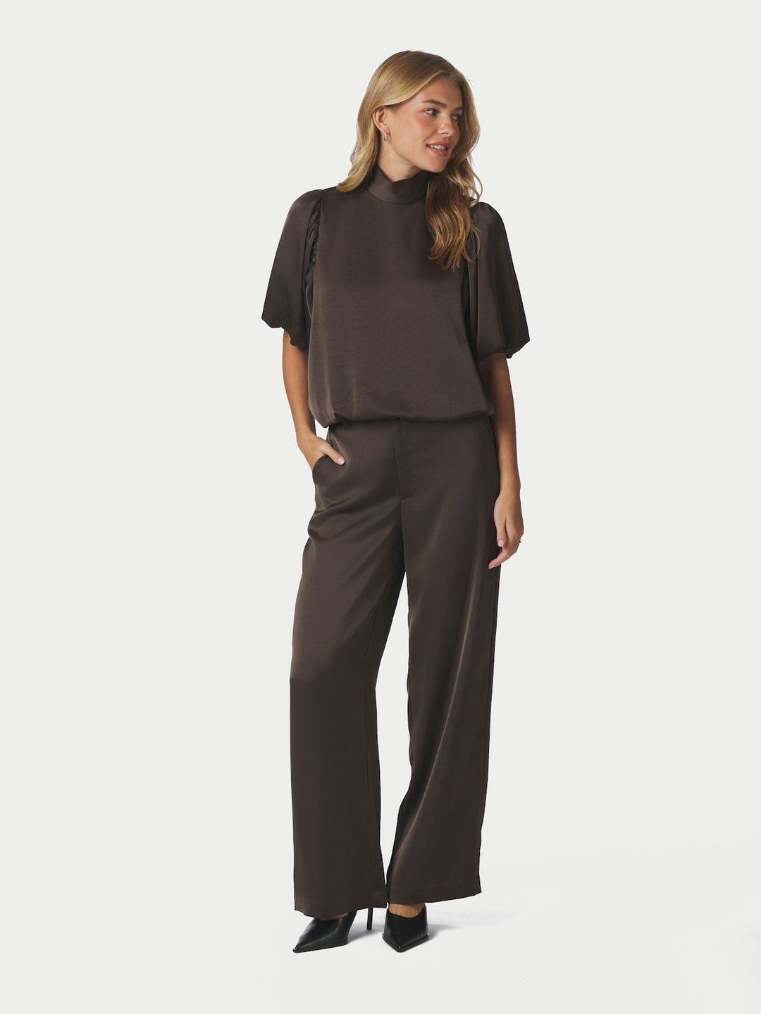 Parisa Heavy Sateen Blouse