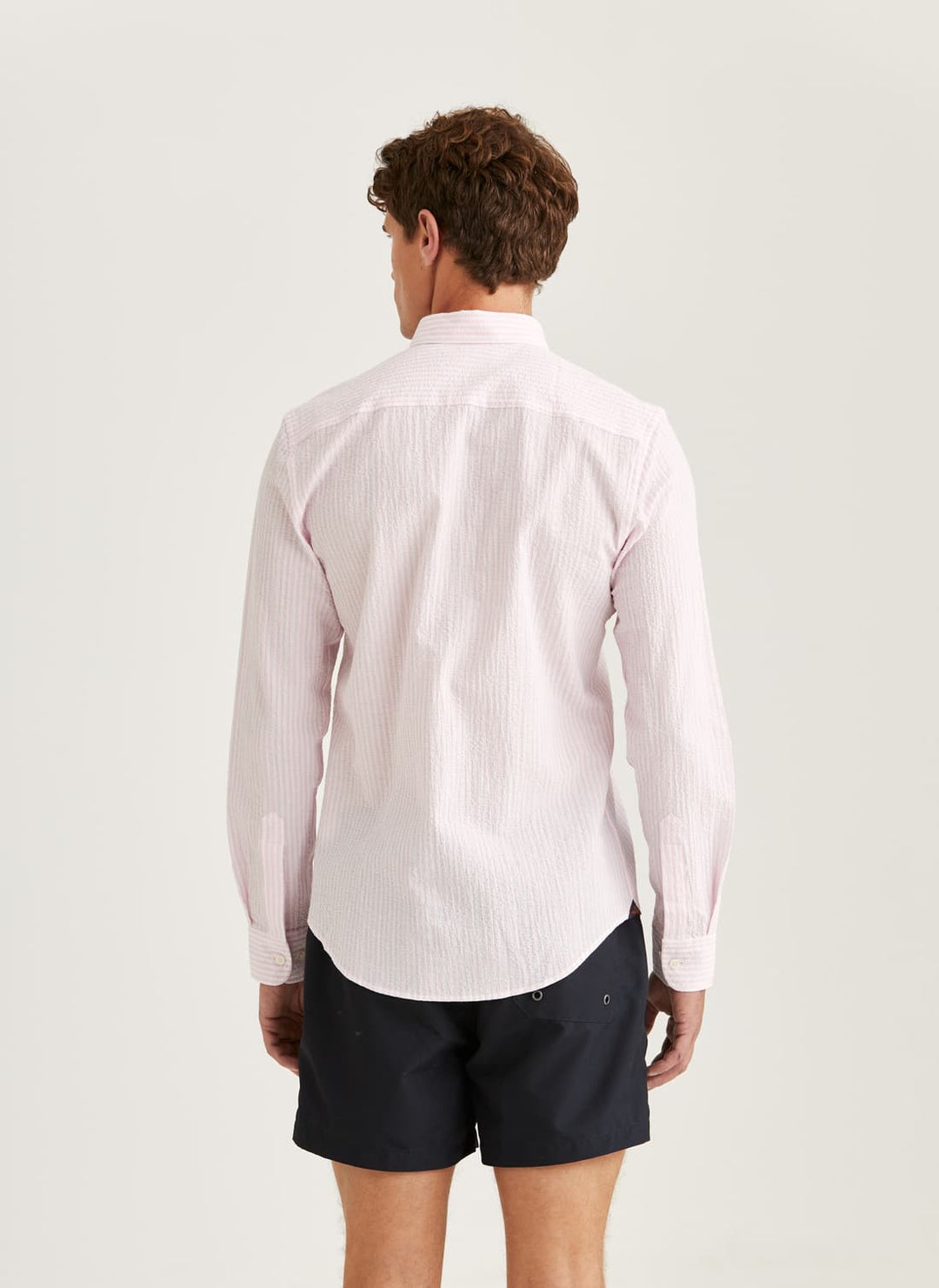 Seersucker Shirt-Slim