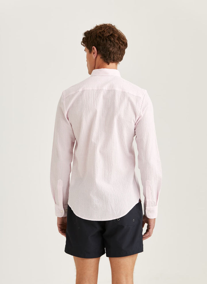 Seersucker Shirt-Slim