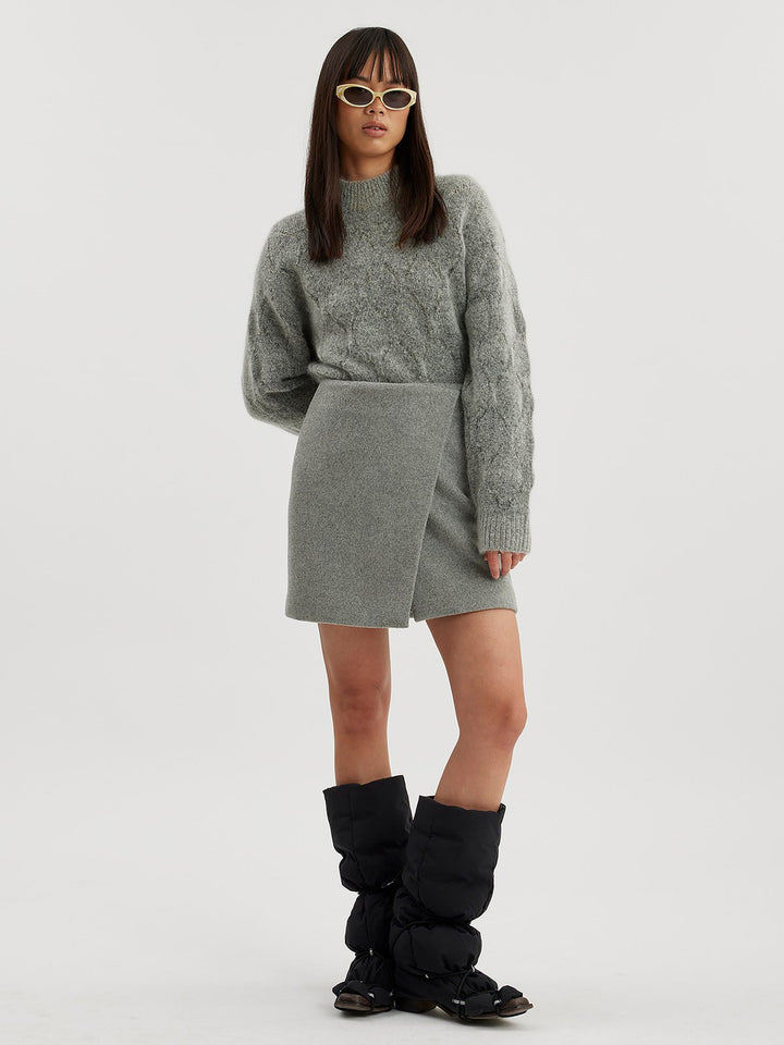 HOLZWILER ERINA WOOL SKIRT