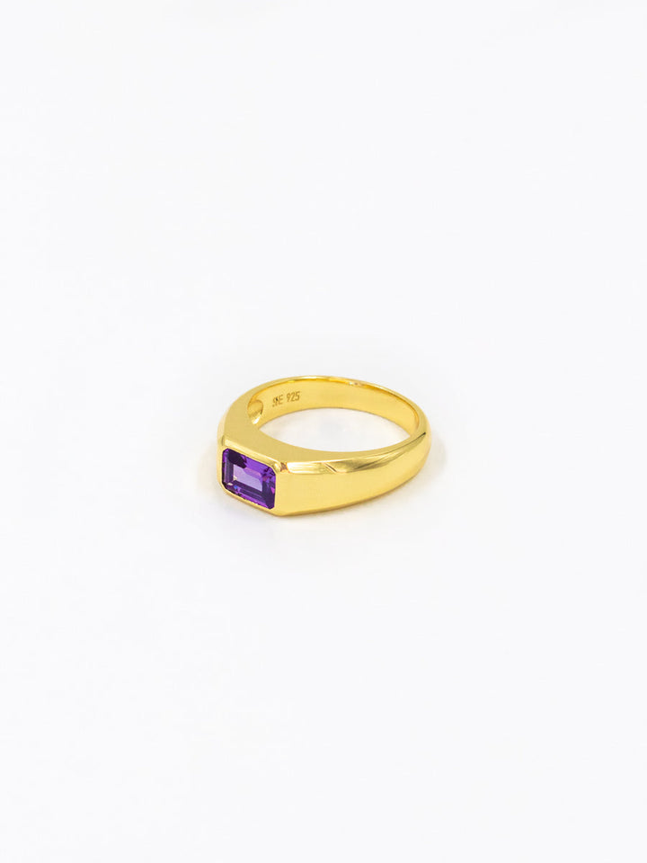 Who Is She Gem Ring Amethyst